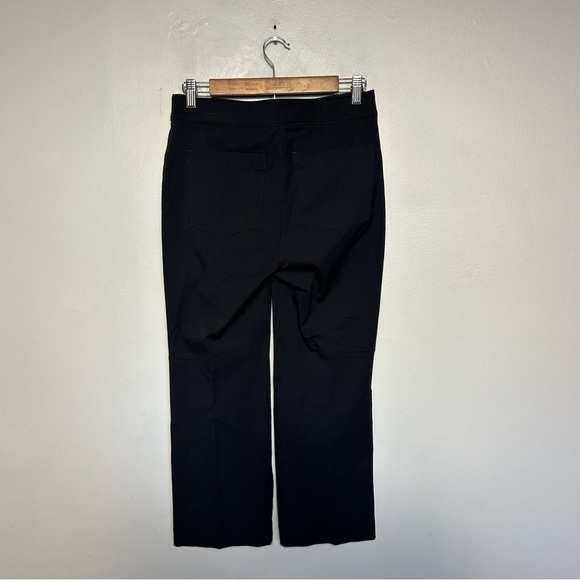 NWT Spanx Polished Kick Flare Pants In Classic Navy Blue Petite - Picture 2 of 5